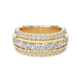 Diamond Encrusted Wedding Band by Allure